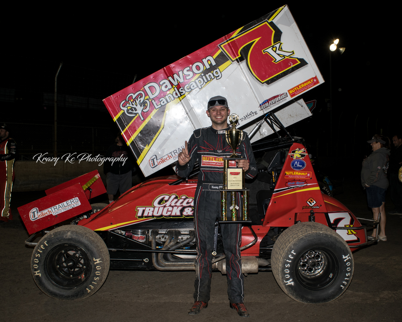 Kenny Allen Wins Elusive First Career Sprint Car Feature Event ...